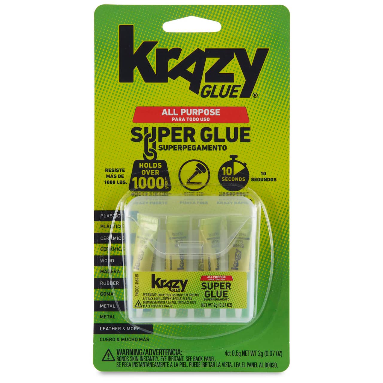 Krazy Glue All Purpose Singles Glue - 4 ct 10341044